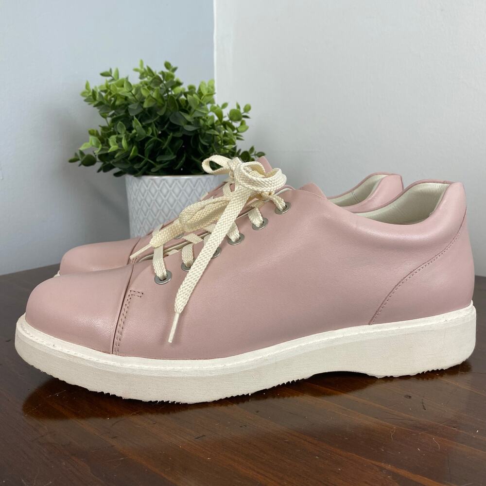 Women's Samuel Hubbard Fast Pink Full Grain Leather Walking Shoes Size 9